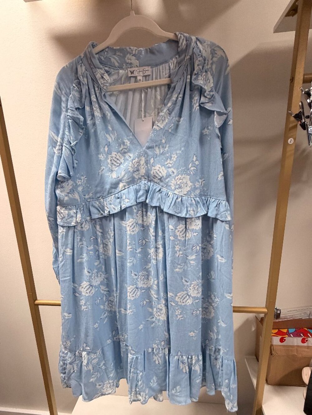 Jessica Simpson Ruffled Mini Dress - Picture 2 of 5